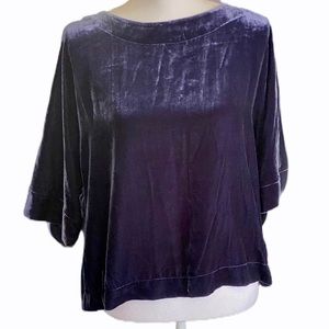 🆕 Gap 3/4 Sleeve Velvet Top Size XS